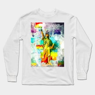 Grunge Liberty for All Long Sleeve T-Shirt